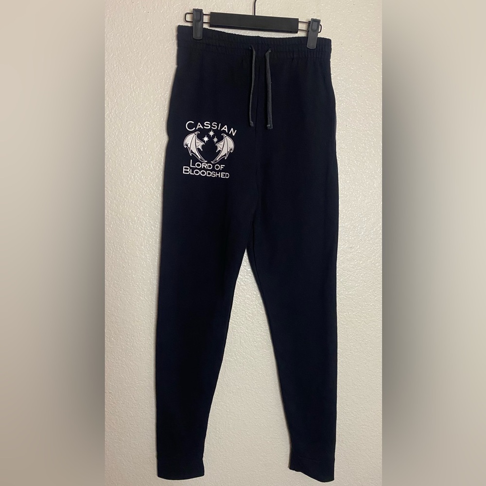 ACOTAR Cassian Lord Of Bloodshed Black Women’s Sweats Size Small